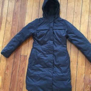 Northface down puffer coat petite small, like new